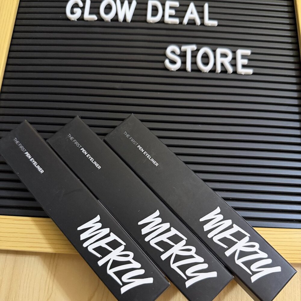 3 of MERZY The First Pen Liquid Eyeliner - P2, Dark brown. New